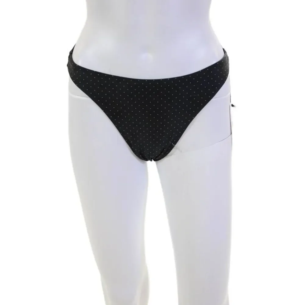 Faithfull The Brand Women's Cheeky Swimsuit Bottom Polka Dot Size L